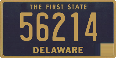 DE license plate 56214