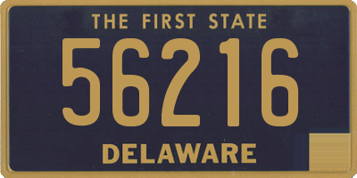 DE license plate 56216