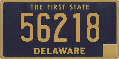 DE license plate 56218