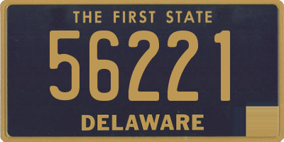 DE license plate 56221