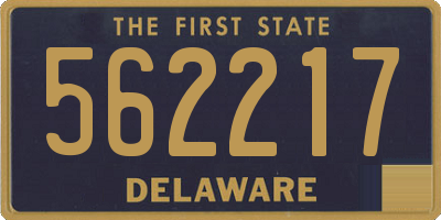 DE license plate 562217