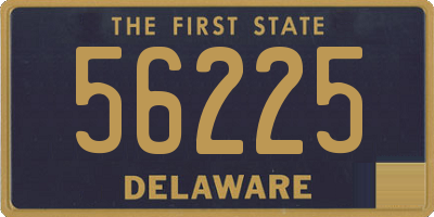 DE license plate 56225