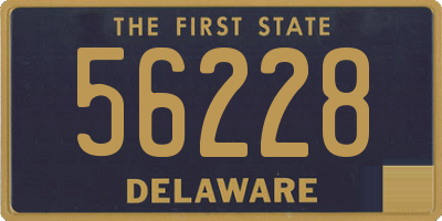 DE license plate 56228