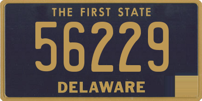 DE license plate 56229