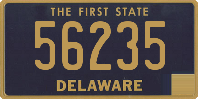 DE license plate 56235