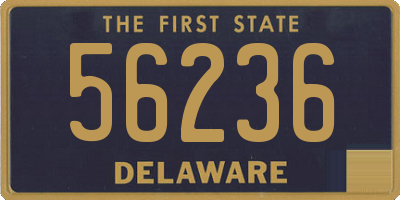 DE license plate 56236