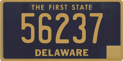DE license plate 56237