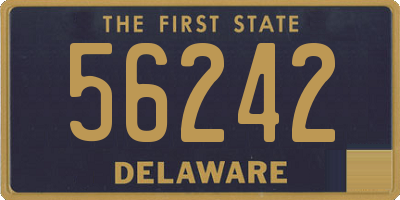 DE license plate 56242