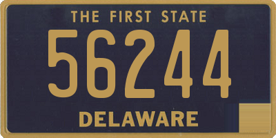 DE license plate 56244