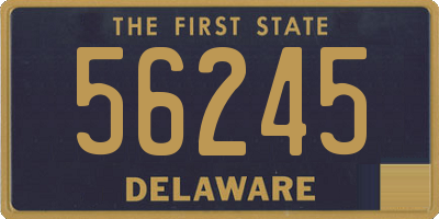 DE license plate 56245