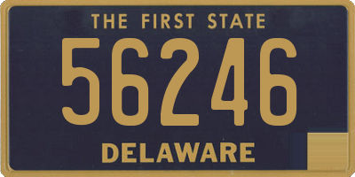 DE license plate 56246