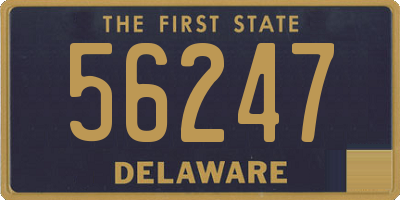 DE license plate 56247