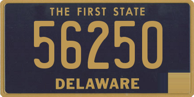 DE license plate 56250