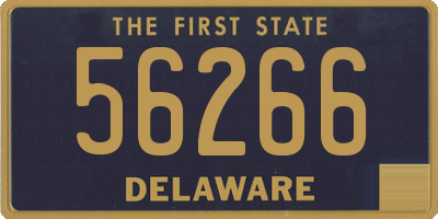 DE license plate 56266