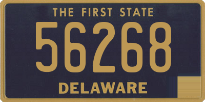 DE license plate 56268