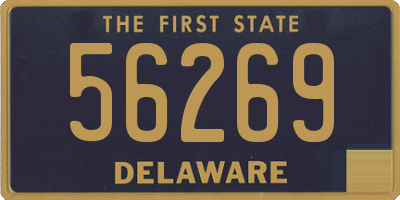 DE license plate 56269