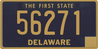 DE license plate 56271