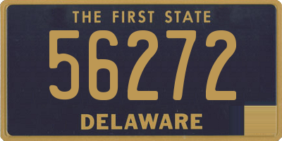 DE license plate 56272