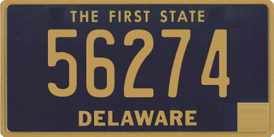DE license plate 56274