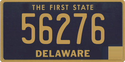DE license plate 56276