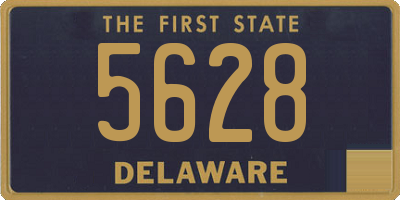 DE license plate 5628