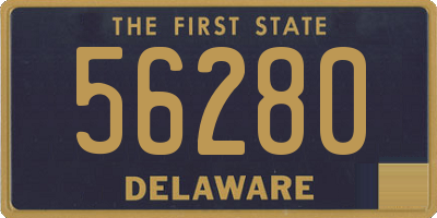 DE license plate 56280
