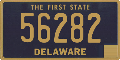 DE license plate 56282
