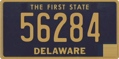 DE license plate 56284