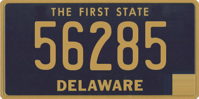 DE license plate 56285
