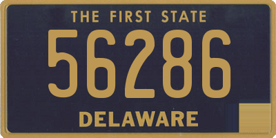 DE license plate 56286