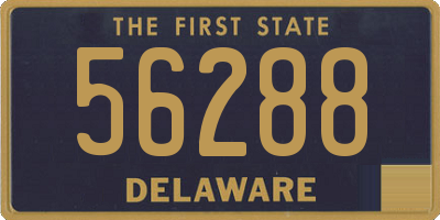 DE license plate 56288