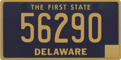 DE license plate 56290