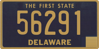 DE license plate 56291