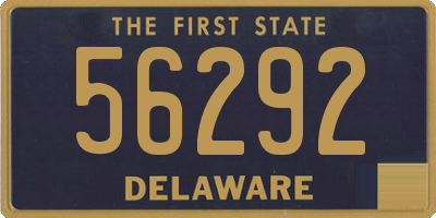 DE license plate 56292