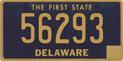 DE license plate 56293