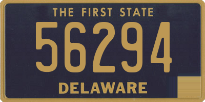 DE license plate 56294