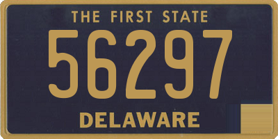 DE license plate 56297