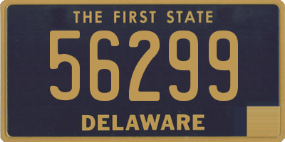 DE license plate 56299