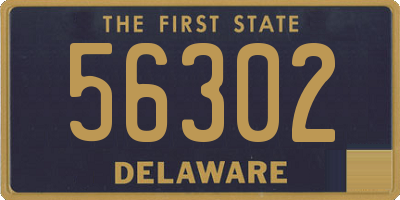 DE license plate 56302