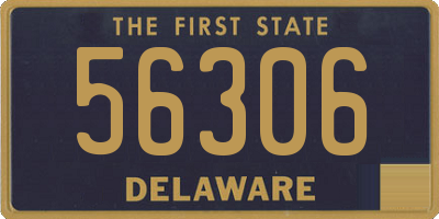 DE license plate 56306