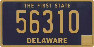 DE license plate 56310
