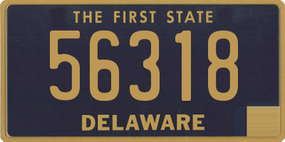 DE license plate 56318