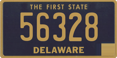 DE license plate 56328