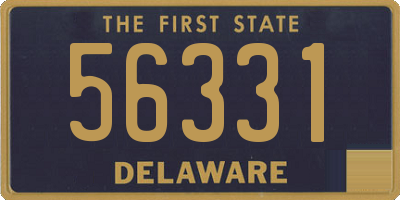 DE license plate 56331