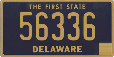 DE license plate 56336