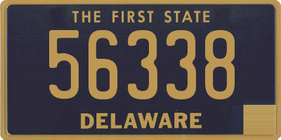 DE license plate 56338