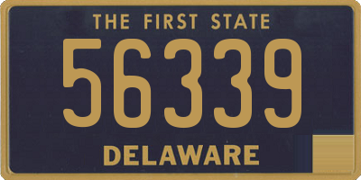 DE license plate 56339