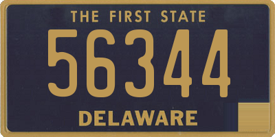 DE license plate 56344
