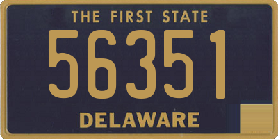 DE license plate 56351