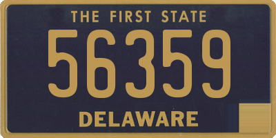 DE license plate 56359